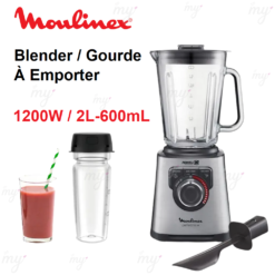 Blender 1.75L 500W Avec Râpe Et Moulin À Café Moulinex Genuine LM242B25 -  imychic