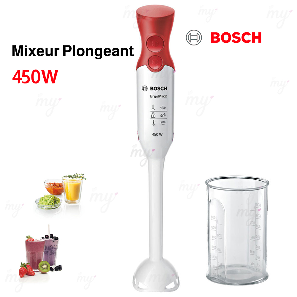 MIXEUR PLONGEANT BOSCH ERGOMIXX / 450W - INOX