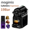 Cafetière Expresso Avec Capsules Nespresso Et Fonction Flow-Stop  Automatique 700mL 1260W Magimix Inissia M105 - imychic