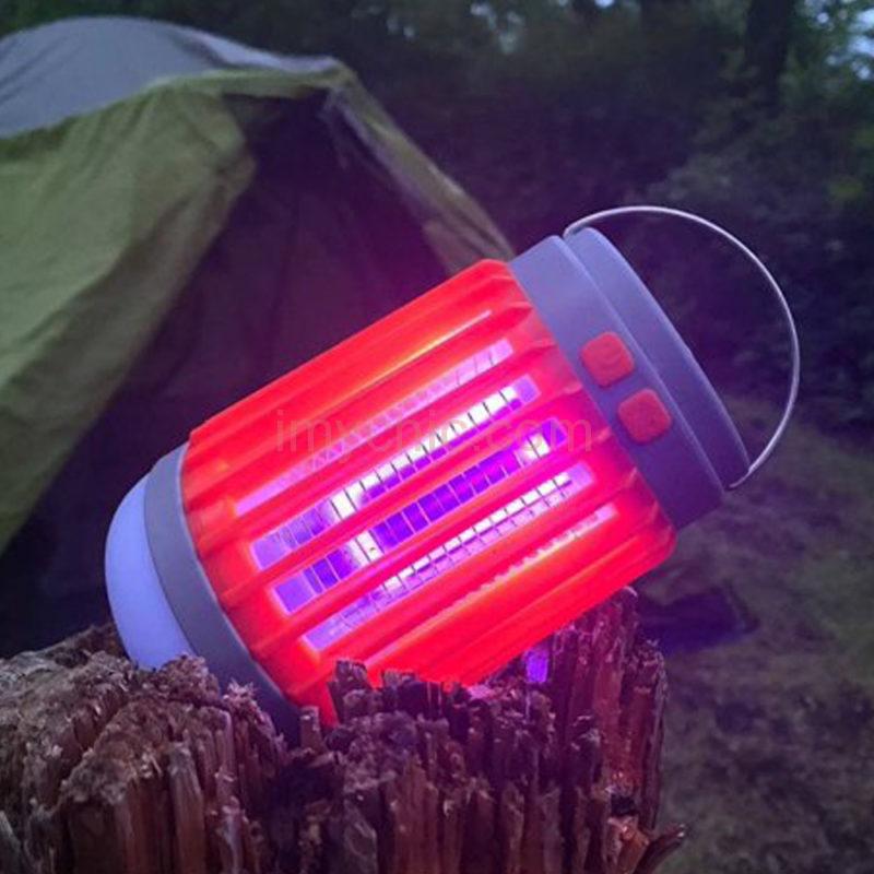 Hisome Anti Moustiques Lampe Camping Lanterne 2 en 1 Lampe Portable LED Lampe Moustique Imperméable Zapper 