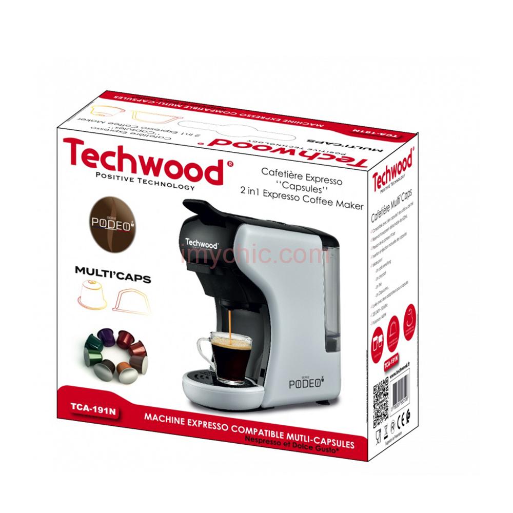 Techwood Cafetière électrique - TCA-9121 - 10-12 Tasses - 1,2 L à