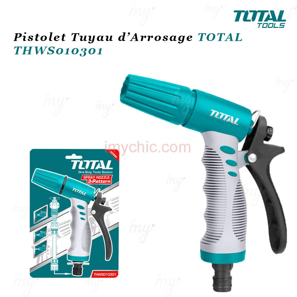 Pistolet Tuyau d'Arrosage Pulvérisateur Réglable TOTAL THWS010301