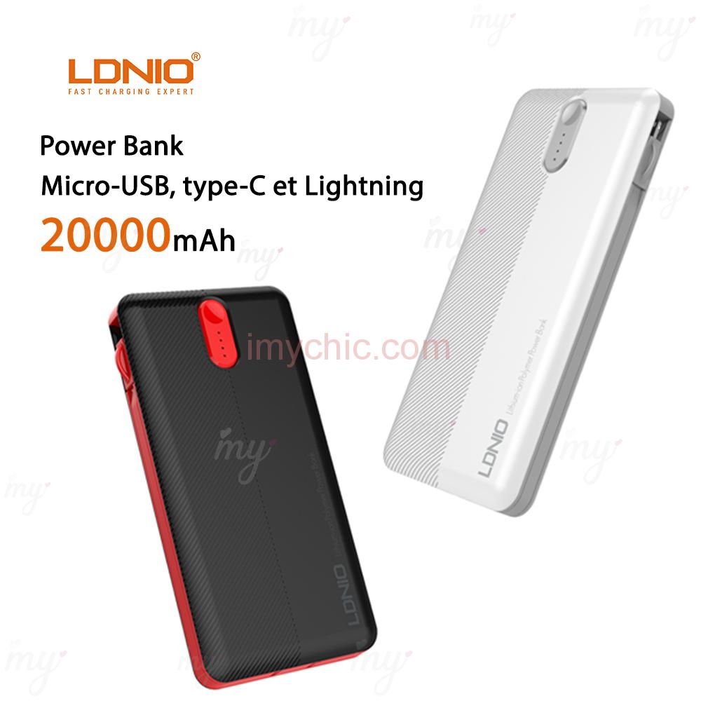 PL2014 Single USB Output Port 20000 mAh Capacity Power Bank with Build –  LDNIOshop