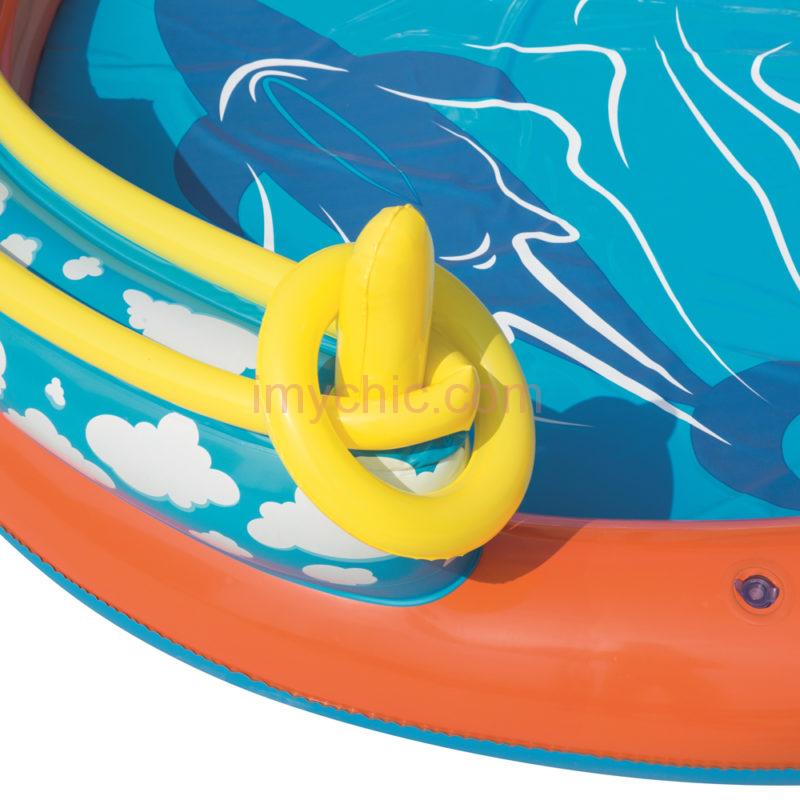 Piscine gonflable pour enfants avec toboggan Bestway Viking 203x165x73 cm —  PoolFunStore