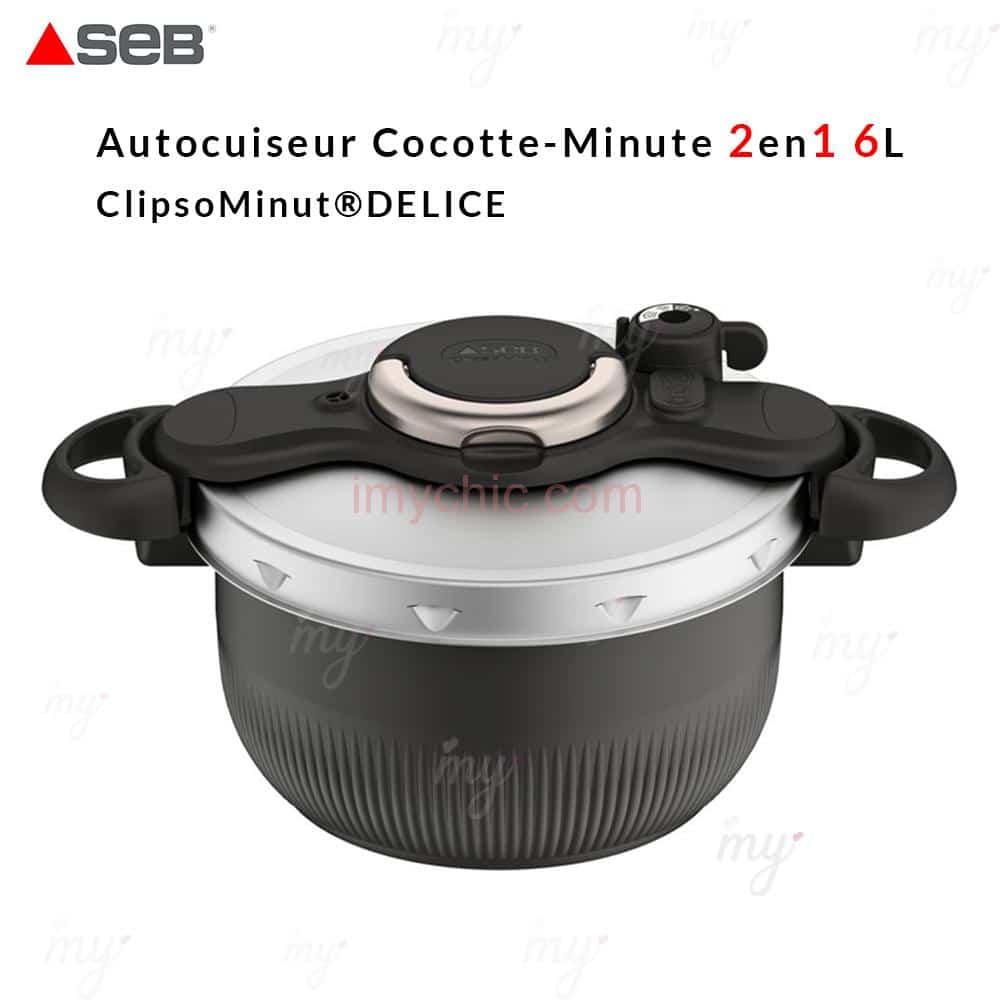 SEB Autocuiseur - Cocotte Minute Autocuiseur ClipsoMinut Delice 6L