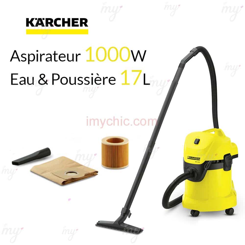 Aspirateur Eau Et Poussière 17L 1000W Kärcher WD 3