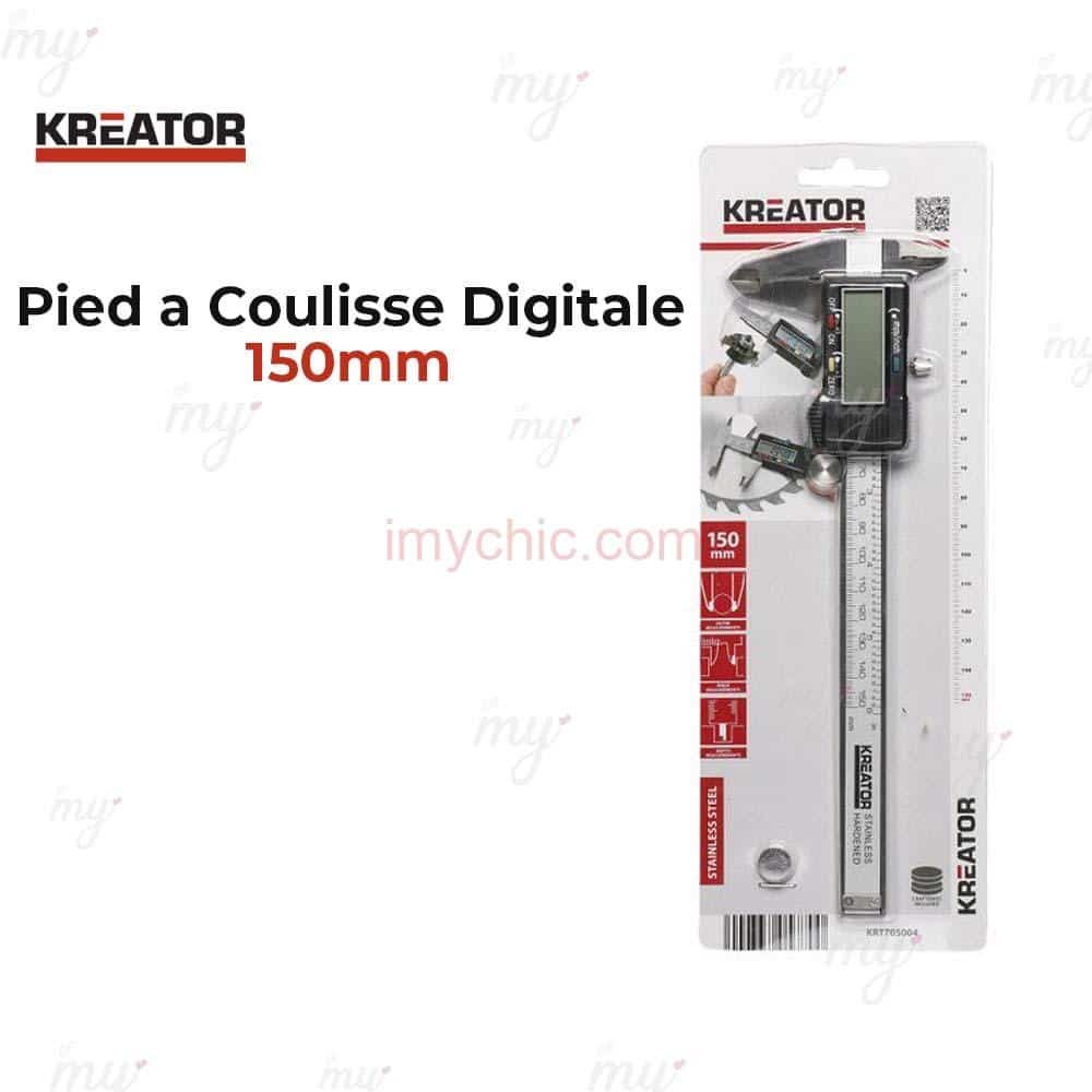 Pied a Coulisse Digitale 150mm Kreator KRT705004 - imychic