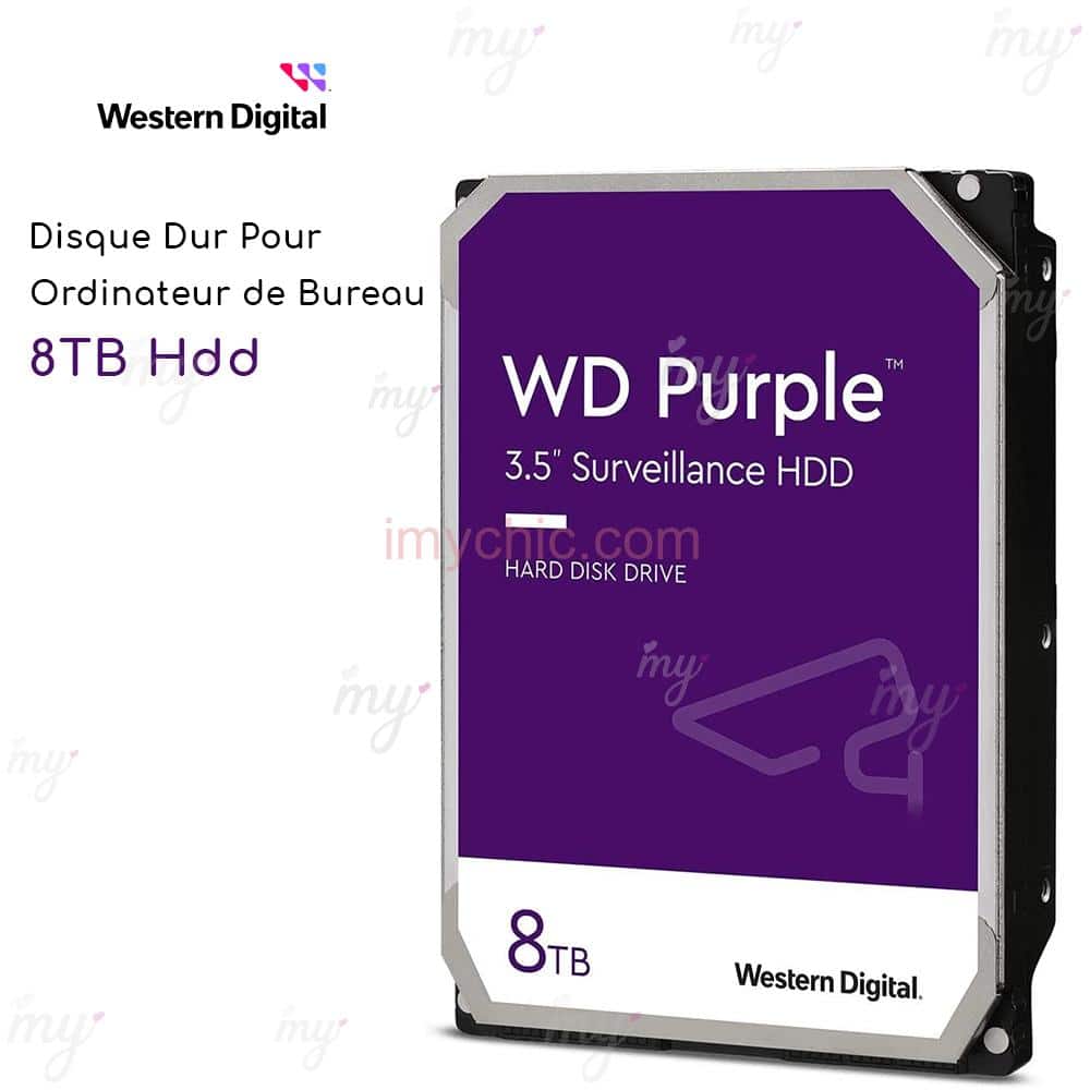 Western Digital - WD Purple - Disque dur interne pour la vidéo