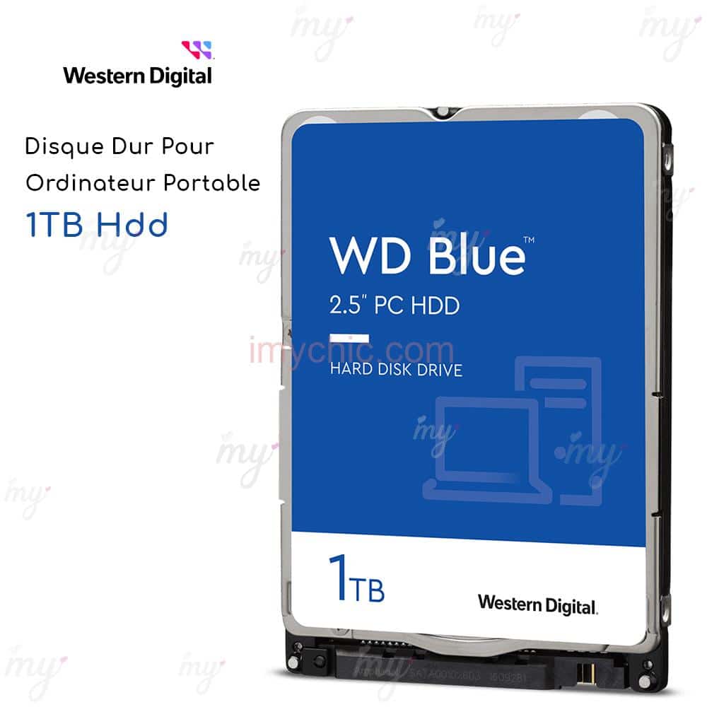 Disque Dur Interne Pour Laptop 1TB Hdd WD Blue Western Digital WD10SPZX -  imychic