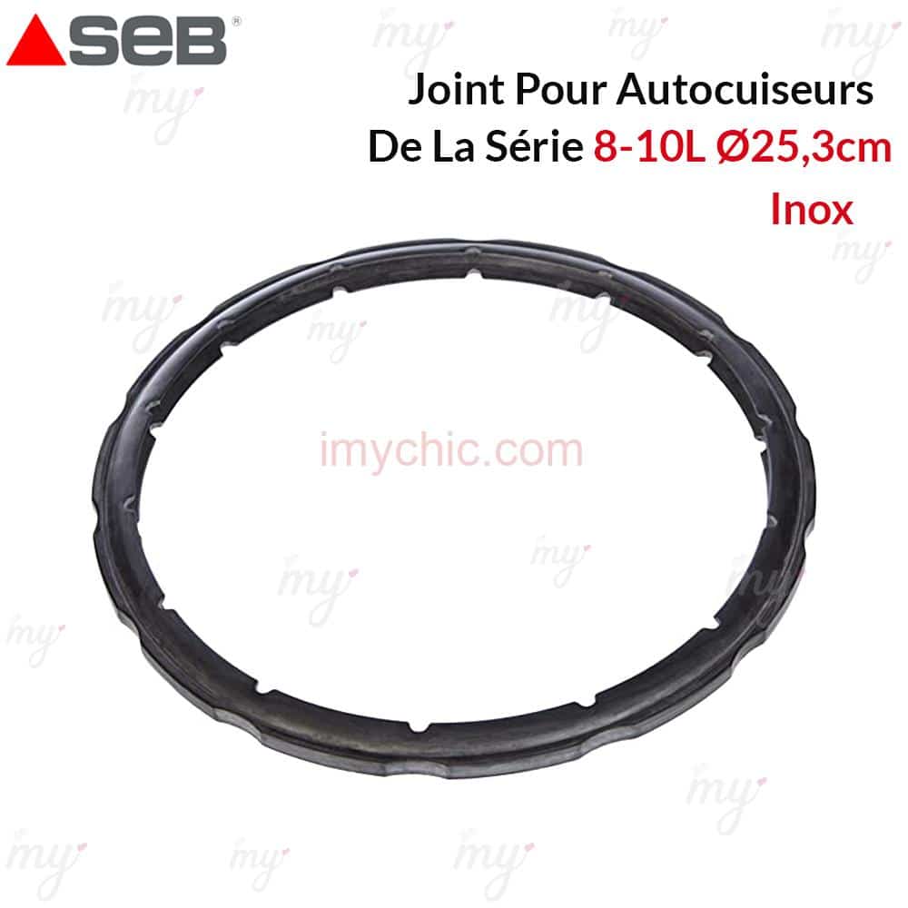 Seb Joint Autocuiseur Inox 792237 4,5-6-8-10l Ø25,3cm Noir à Prix Carrefour