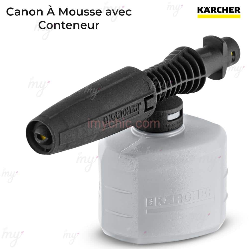 Canon en mousse Drrobor pour Karcher K2 K3 K4 K5 K6 K7, 750ml Mousse Lance  Snow Bouteille avec Buse Réglable Accessoire