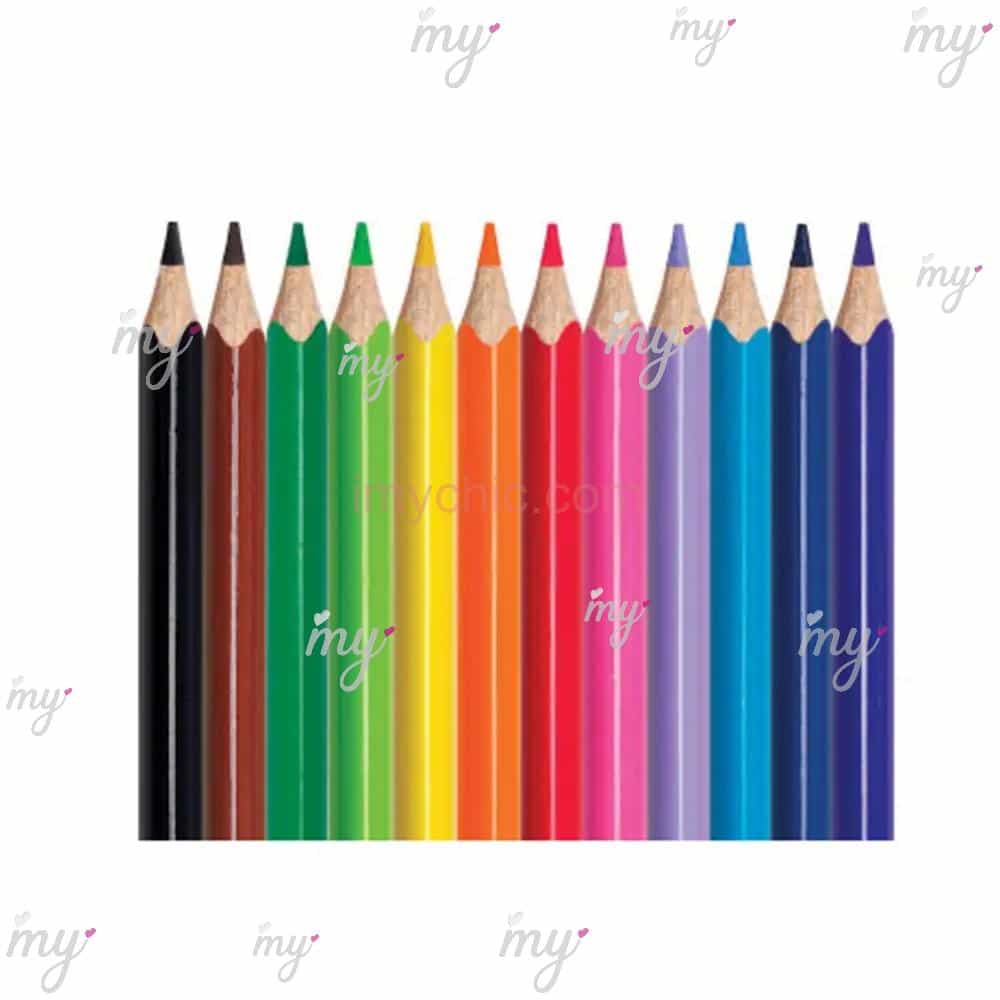 Crayons couleurs et craies