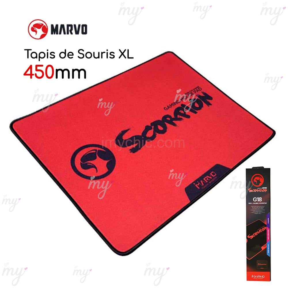 Tapis de Souris XL 450mm Marvo Scorpion G18RD - imychic