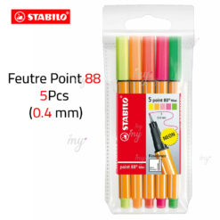 Feutre Point 88+Pen 68 de 10 Pcs Fluo Stabilo 8868/10-1