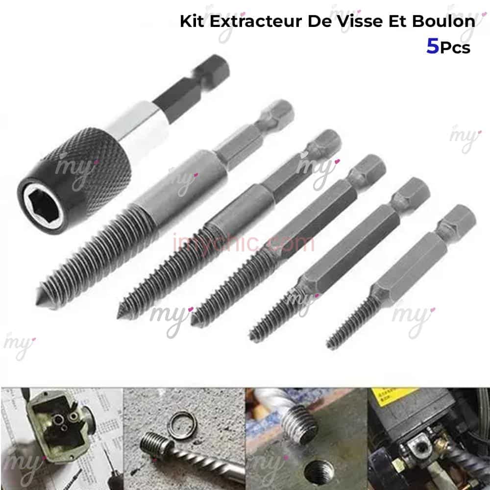 Kit Extracteur De Visse Et Boulon 5Pcs