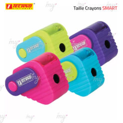 Maped - Crayons de couleur Color'Peps Smart Box - Boîte Réutilisable - 15  Crayons de Couleur dont 3 Crayons Fluo