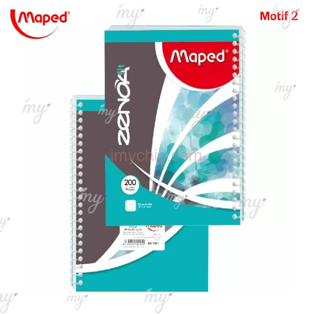 Cahier Reliure Integrale 200p A4 MAPED 9291 - imychic