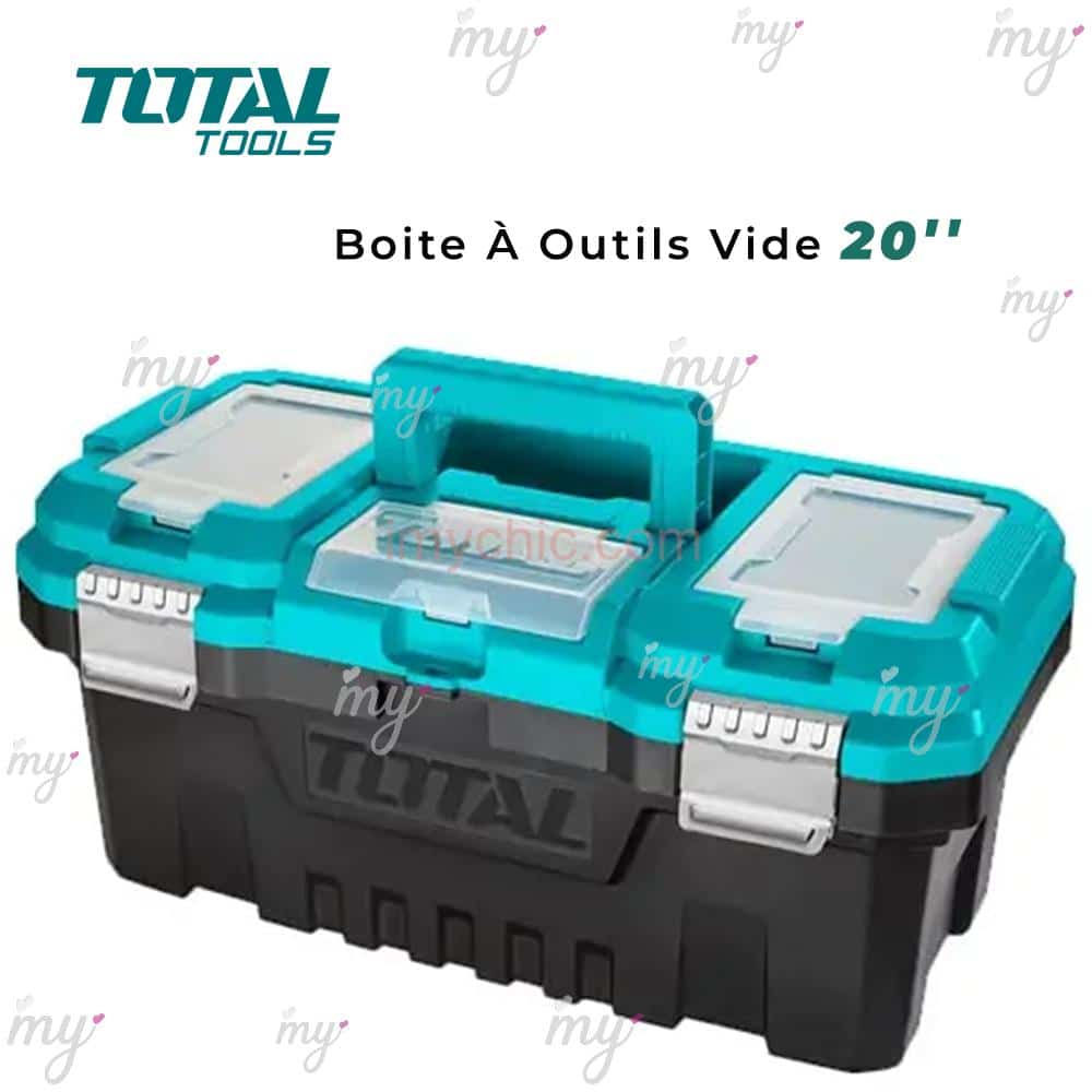 Boite à outils vide en plastique 20″ (508cm) TOTAL TPBX0201