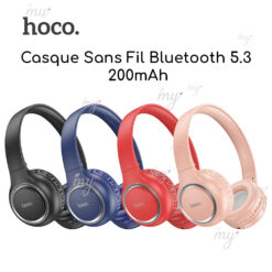 Casque Sans Fil Bluetooth 5.3 400mAh Carte TF Hoco W35