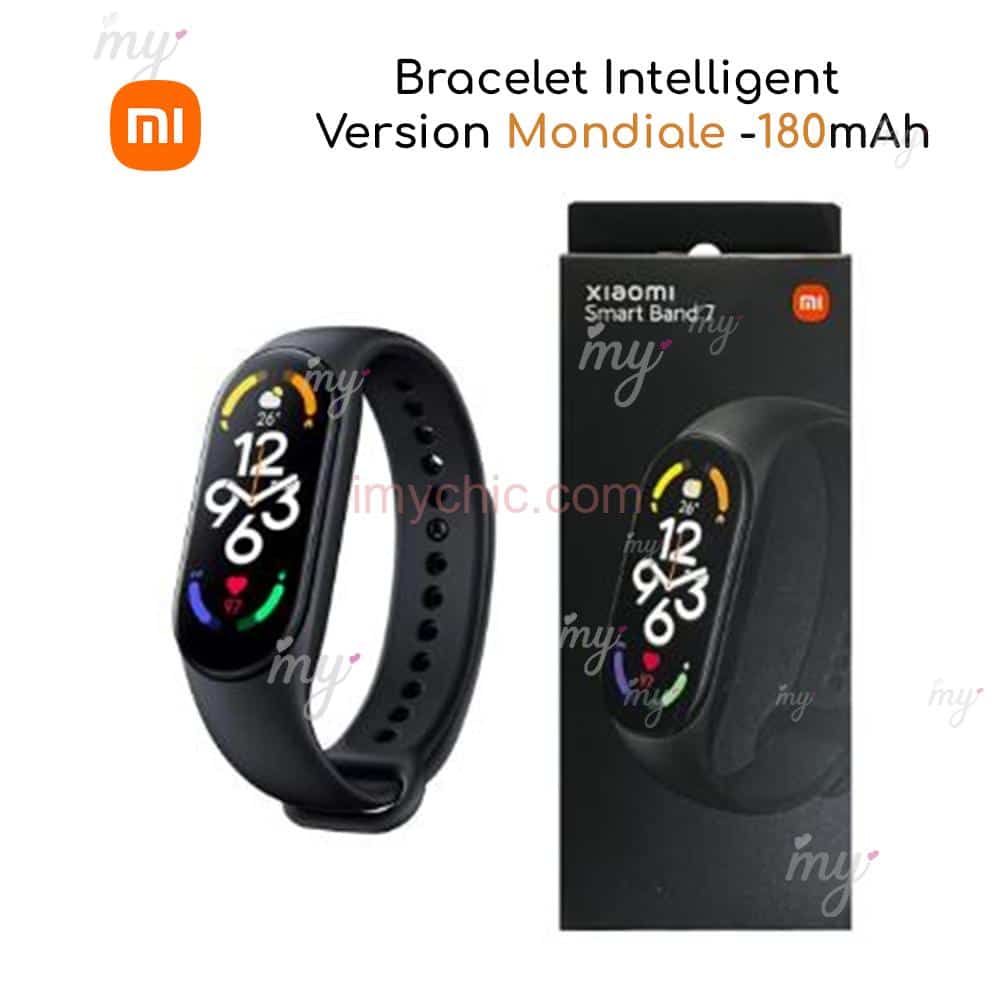 Bracelet connecté Xiaomi Mi Smart Band 7 Noir - Bracelet connecté - Achat &  prix