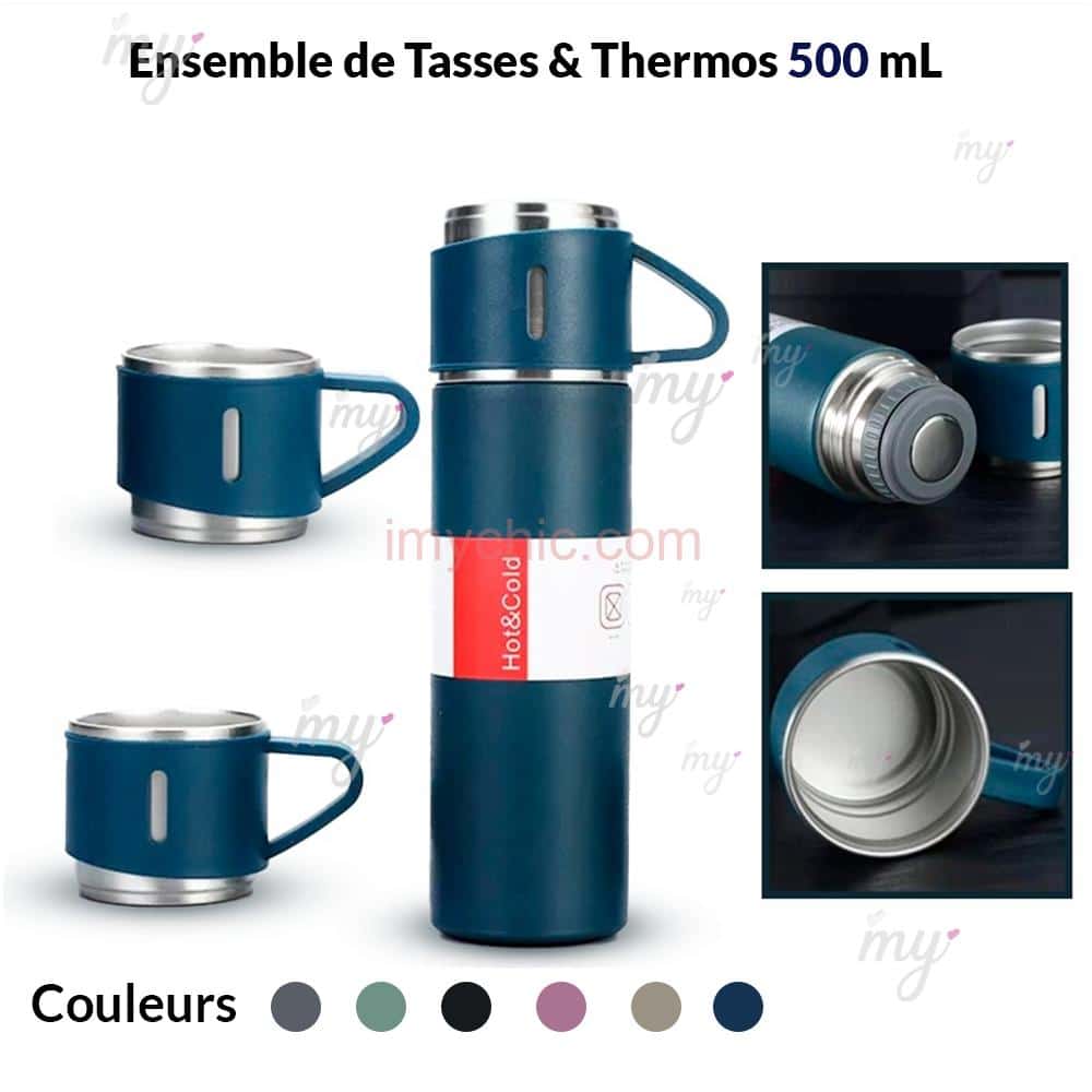 2X Tasses en Acier Inoxydable - 320ML Chaque Tasse Thermique - Tasse  Thermique Incassable - Tasse Isolée à Double Paroi