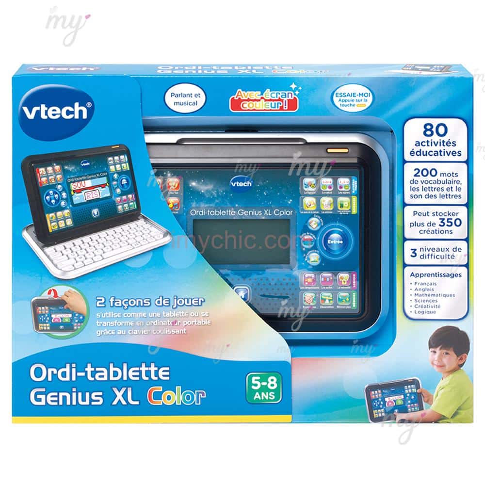 Lot 2 Jeux Vtech Kidicom Max Portable + Ordi-tablette Genius XL