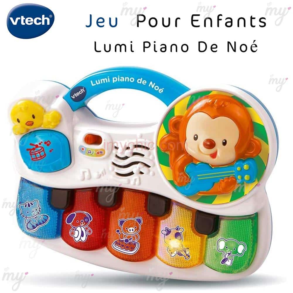 Jeu Pour Enfants Lumi Piano De Noé Vtech 80-150805 - imychic