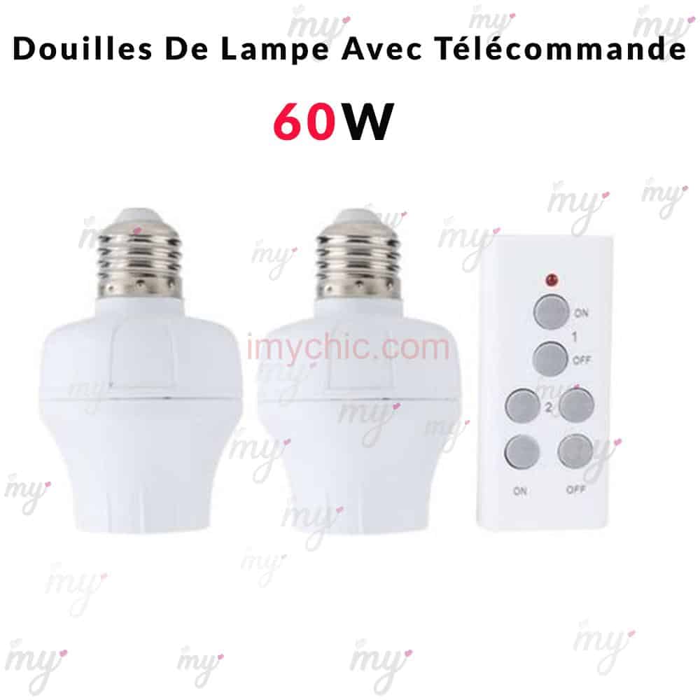 Douilles De Lampe Avec Télécommande 60W E27 ES9800-2 - imychic