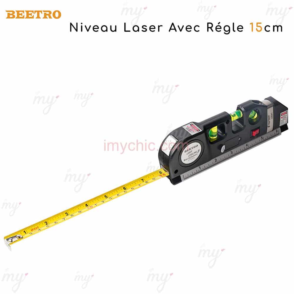Niveau Laser Avec Régle 15cm Beetro TC0327 - imychic