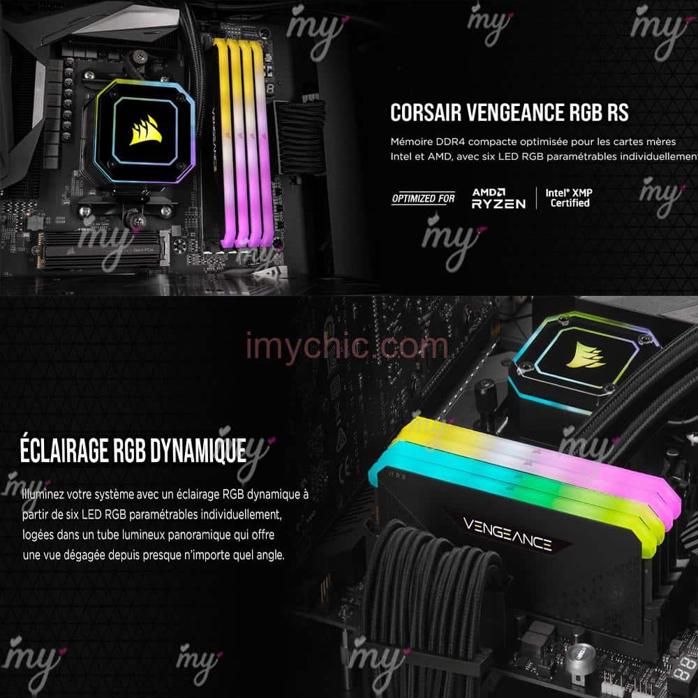 Ram DDR4 8GB 3200Mhz CORSAIR VENGEANCE® RGB RS - imychic