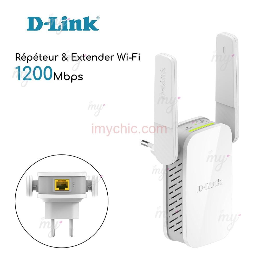 Répéteur Et Extender Wi-Fi Avec 2Antennes Et Port Ethernet LAN AC1200  1200Mbps D-Link DAP-1610 - imychic