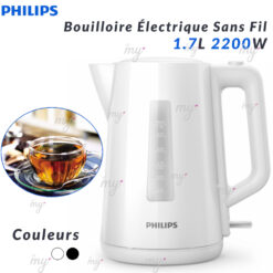 Bouilloire Électrique Sans Fil 1.7L 2200W Philips HD9318