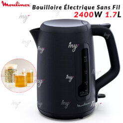 Bouilloire Électrique Sans Fil 2400W 1.7L Moulinex BY2M0810